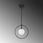 Opviq Geometri - 11125 Lámpara de pared blanco y negro